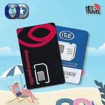 괌유심 사이판 도코모 IT&E LTE 완전무제한 데이터 통화 여행 유심칩, IT&E LTE무제한+현지통화, 7일