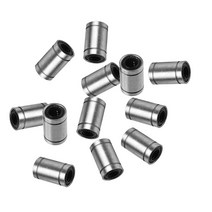 1/2pcs Lm8 8mm 선형 부싱 볼 베어링 3D 프린터 부품 광축 레일 Cnc 라우터, 2pcs LM8UU
