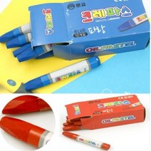 동아측기 문교 크레파스 단색 낱색 1타스(12개입), 빨강