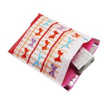 프린트 폴리 우편물 자체 밀봉 봉투 우편 배송 가방 다채로운 토트 믹스 패턴 10x13 인치 25.4x33cm 10 개, Bowknot