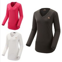 카파 카파 여성용 솔리드 라운드 티셔츠 KJRL132FM