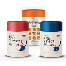 굿밸런스 짜먹는 고양이 간식 대용량 60p 1021457, 참치20p+연어20p+치킨20p (헤어