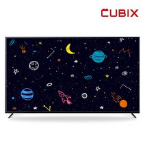 큐빅스 32인치 tv HD 81cm 중소기업 티비 스탠드형 벽걸이 가능 대화면 고화질 IPTV 오늘출발 1년 무상 AS, 스탠드형 택배배송(자가설치)
