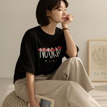 엘리시아 드라마 긴팔 티셔츠 빅사이즈 여성의류