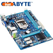 기가 바이트 GA-H61M-DS2 데스크탑 마더 보드 H61 소켓 LGA 1155 i3 i5 i7 DDR3 16G uATX UEFI BIOS, 한개옵션0