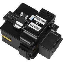 Duogalia 와이어 스트리퍼 광섬유 클리버 스트리핑 커터 공구 X2 클리브 고정밀 케이블 커팅 공구백 포함, Black