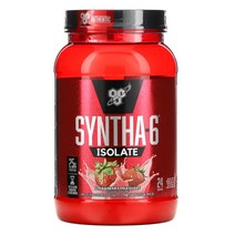 BSN 신타6 아이솔레이트 프로틴 파우더 912g 2.01LB 스트로베리 밀크쉐이크, 1개