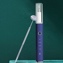 휴대용 스마트 초음파 치석제거기 가정용 구강세정기 전동 스케일링 기계, 블루
