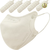 라이브잇 에어데이즈 스타일리쉬 소형 1 초등학생 마스크 KF94, 연한상아색, 550개, 1개입