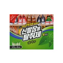 산도깨비 신발장용탈취제 숲속향 65gX4입 탈취제, 1개, 65g