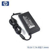 HP 정품 19.5V 7.7A 150W 7.4mm 노트북 어댑터, HP 19.5V 7.7A
