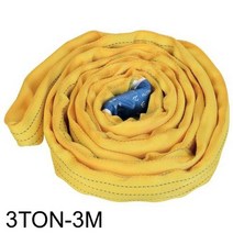 MDF1362 유양 슬링벨트(라운드) 3TON-3M(둘레6M)_노랑 (슬링바/크레인바/실링바/파워벨트)