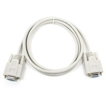 넥시 RS232 시리얼 9핀 암-암 바코드 스캐너 연결케이블 3M, 1개