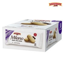 페퍼리지팜 밀라노 다크 초콜렛 쿠키 대용량 21gX30개입, Milano-Dark-Chocolate-21g[0.75oz]X30ct
