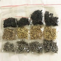 m2.5 무두 렌치 볼트 잭 번데기 팝 너트100 개 2x5mm 2x10mm 납작한 머리 나사 목수의 작은 나무 상자 DIY, 02 2x6mm_02 Golden