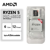 AMD Ryzen 5 PRO 4650G CPU 프로세서 새로운 3.7 GHz 6 코어 1, 한개옵션0