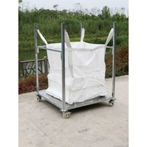 톤백거치대 톤백걸이 대형 프레임 분리수거 공사 현장