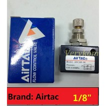 공압 공기 유량 제어 밸브 Airtac ASC100-06 Chuka ASC 가스 속도 솔레노이드 포트 1/4 "3/8", 01 Airtac ASC100-06