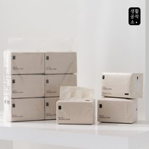 생활공작소 페이셜티슈 무표백, 250매, 30팩