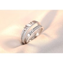 RC81SET Silver 사랑의 LO VE 은반지 커플링