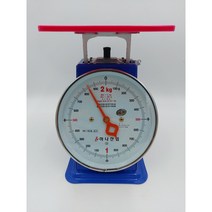 하나산업 접시지시저울2kg / 2키로저울 / 앉은뱅이국산저울 / 시장저울