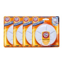 암앤해머 후릿지 후레쉬 냉장고 탈취제 부착형 75g x4, 단품