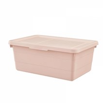 이케아 SOCKERBIT 소케르비트 수납함+뚜껑 38x25x15cm, 1개, 핑크
