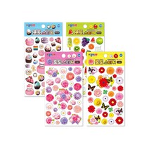 jn 종이나라 포토스티커 꽃1꽃2케이크후르츠, 꽃2