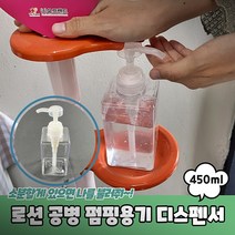 주방세제통 씽크대세제통 자동손세정제 손소독제거치대 세탁세제디스펜서, 로션 공병 펌핑용기 디스펜서 투명 250ml