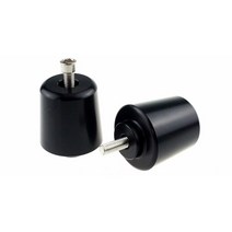 오토바이 핸들 바 그립 엔드 캡 플러그 혼다 PCX 125 150 PCX125 PCX150 2010- 년, [04] black