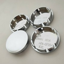 휠캡 휠가드 휠프로텍터 4pcs abs 크롬 56mm 자동차 휠 센터 허브 캡 타이어 림 허브 캡 커버 휠 방진 커버 유니버설, 없음, 한개옵션0
