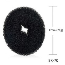스폰지 Braider 여성 헤어 번 링 도넛 셰이퍼 메이커 11 사이즈 블랙 브레이더 스타일링 도구 도매, 09 BK-70