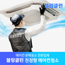 블링클린 천정형 1 2way 에어컨청소 (수원 용인 화성 오산 동탄 성남), 1~2way에어컨(3m이상)
