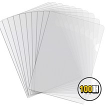 오피스존 무배 투명 클리어홀더 100매 벌크 L홀더 간지화일