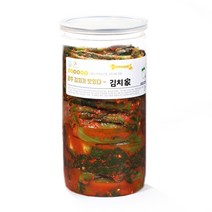 광주 김치타운 김치가 맛있는 정휴선 갓김치캔 500g 1kg, 1개