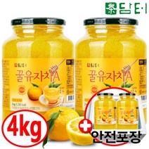 담터 꿀유자차A 2kg+2kg 총4kg+안전포장