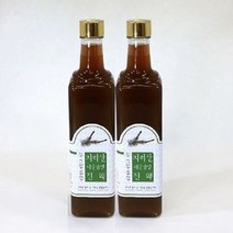 청운당농산 지리산 새순 솔잎차 엑기스 500ml 2병 발효 진액, 2개