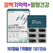 알티지오메가3 기억력 은행잎추출물 국제인증원료 식약처 기능성 인증 rtg 오메가쓰리 은행잎추출물 징코라이드 GOED IFFO 노인 부모님 수험생 취준생 공시생 70대