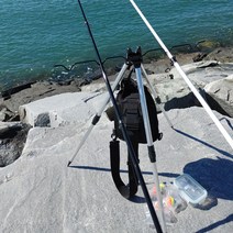 원투 삼각 받침대 낚시대 거치대 2단 입문자용