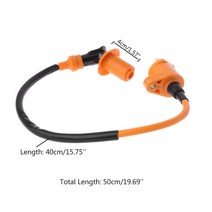 오토바이 레이싱 점화 코일 예비 부품 GY6 50cc 125cc 엔진 스쿠터 ATV Qaud, 한개옵션0
