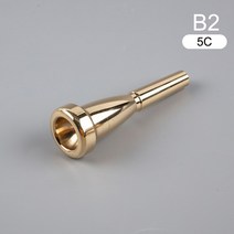 Meg 3C 5C 7C 전문 트럼펫 마우스피스 바흐 초보자 뮤지컬 악기 액세서리, [02] B2