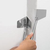 퍼티칼 스테인레스 스틸 퍼티 나이프 건식 벽체 코너 스크래퍼 벽 삽 그라우트 제거 건설 공구 세트 목재 작업 클램프, [07] G