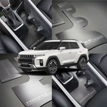 토레스 메탈 카본 컵홀더 몰딩 스크래치 방지 튜닝 패드 커버, 3D 메탈 토레스 컵홀더, 카본메탈