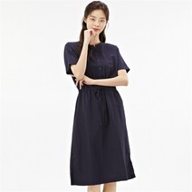 [체이스컬트] 여성 헨리넥 허리스트링 원피스-ABRG6105C04