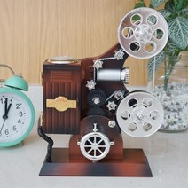 뮤직박스 레트로 영화취미 영사기오르골 음악상자 까페 연주 매장 감성 카페