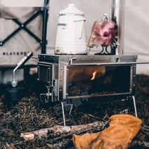 펠릿난로 주물 가정용 캠핑용 접이식 스텐연통 텐트 화목난로 감성난로, 일반