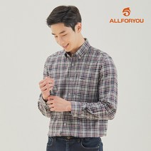 [올포유] [모델착장] 남성 체크 패턴 셔츠 AGBSK8171-190_G