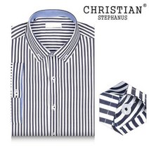 크리스찬 [Christian Stephanus]크리스찬 반팔 와이셔츠 CT260NA 스트라이프남방 셔츠