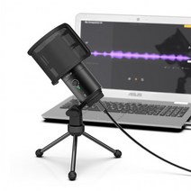 FIFINE K683A PC 스마트폰 겸용 콘덴서 마이크 USB TYPE-C 씨타입 온라인 수업 게임 개인방송 전문녹음, 상세페이지 참조