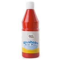 호안미로 워셔블페인트 500ml, 빨강, 1개